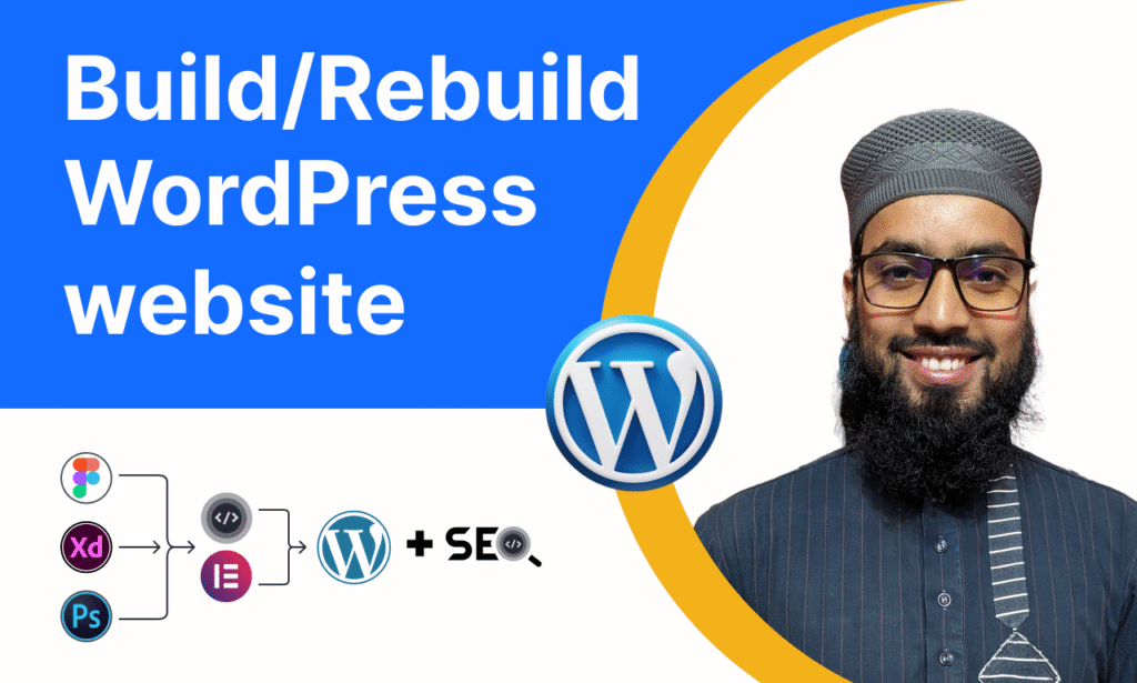 I will build or rebuild wordpress website and convert figma to wordpress